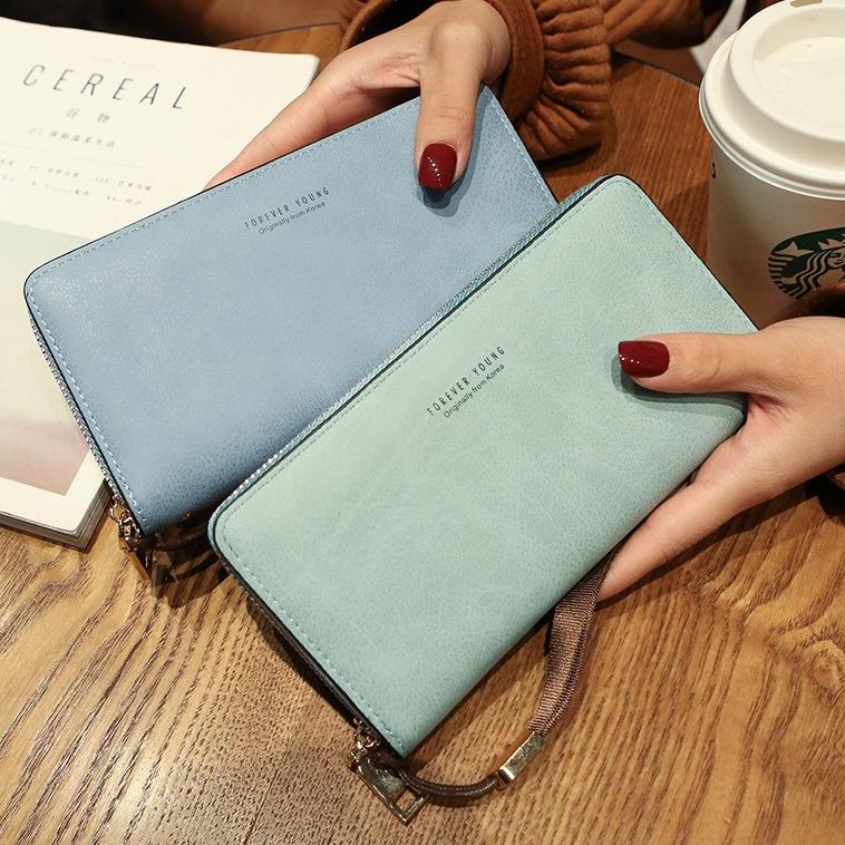 TERBAIK Dompet Panjang Wanita Import Zipper Kopling Universal WA742 / Dompet Wanita Dompet Kulit Imp