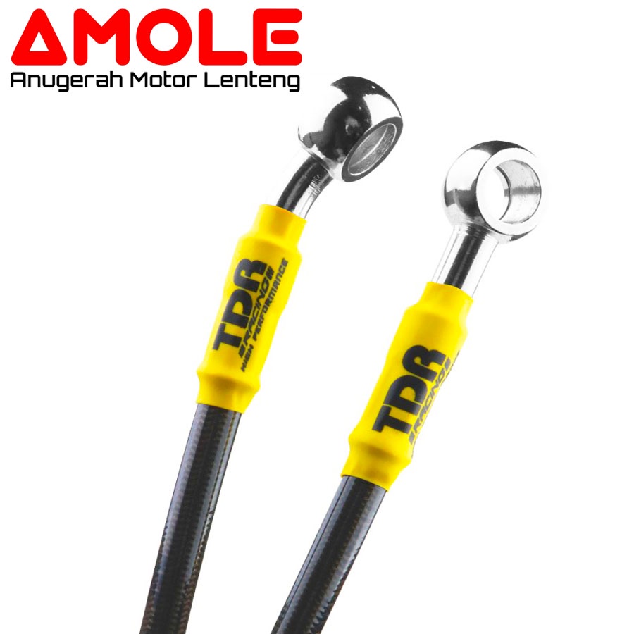 Selang Rem Brake Hose TDR Racing 43 Inch 110CM 1100MM Black Carbon