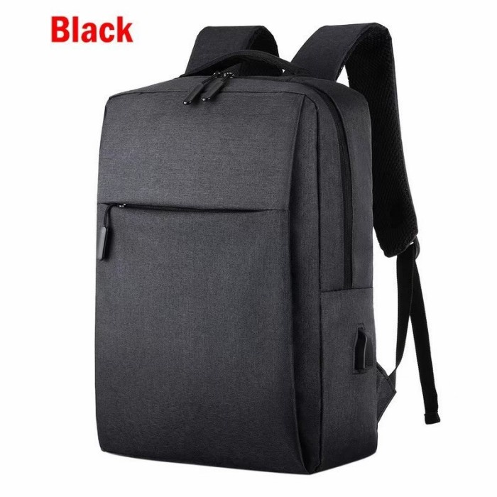 Tas Ransel Pria Tas Ransel Backpack Polo Ransel Punggung Distro Tas Ransel Pria Wanita - Hitam(B6O5)