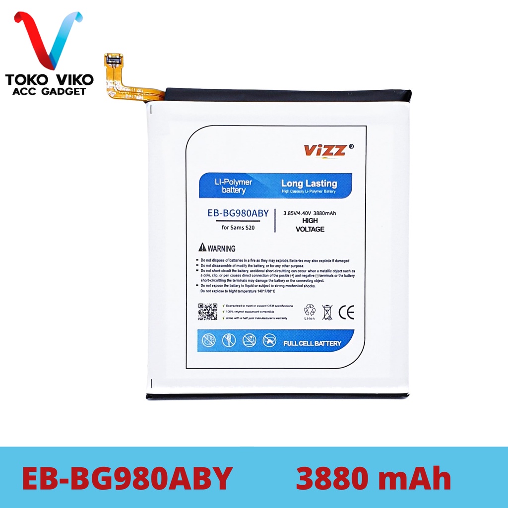 Vizz Samsung EB-BG980ABY S20 Baterai Batre Original