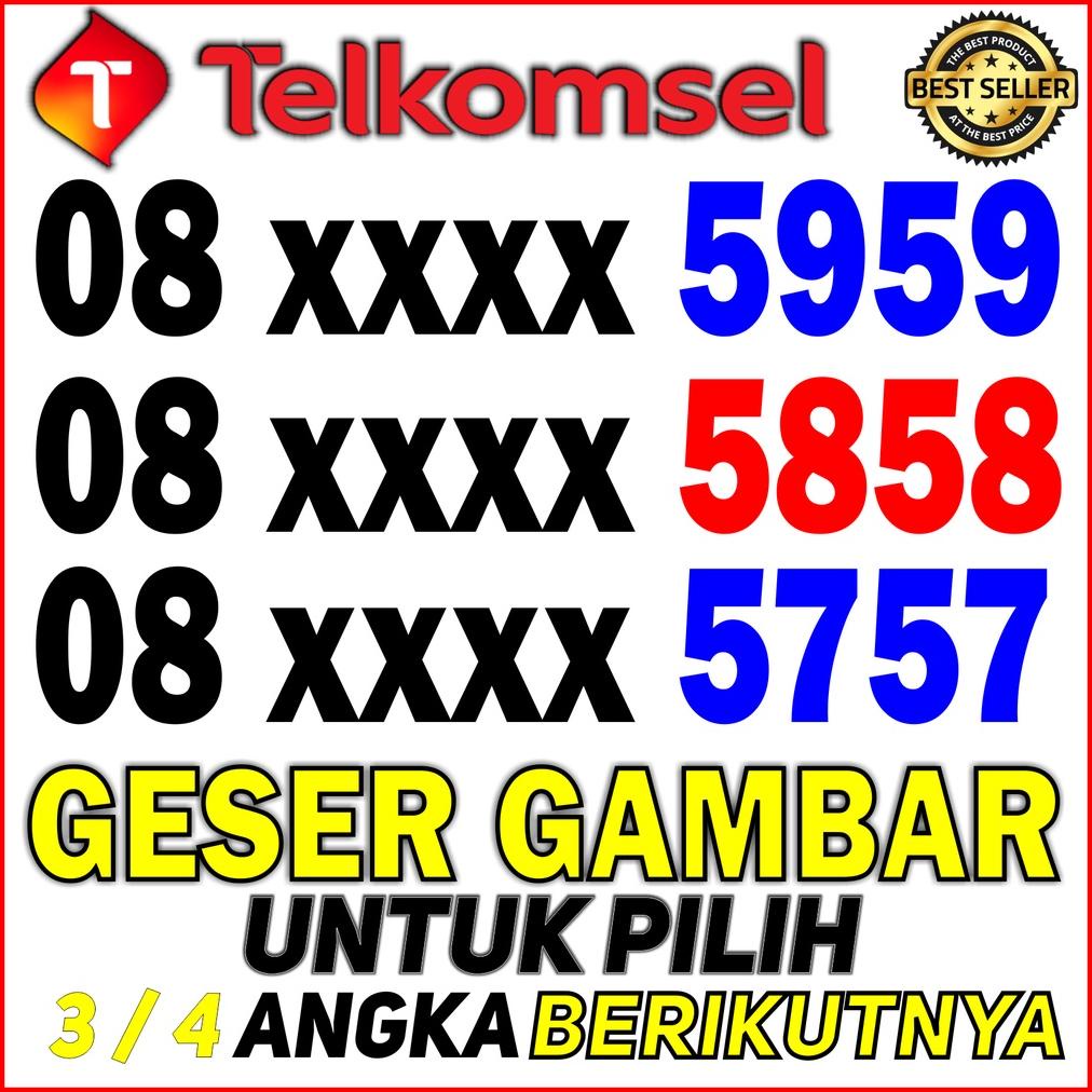 Nomor Cantik Simpati 5858 5959 Kartu Perdana Simpati Cantik - No Cantik Simpati 5757 Nomer Cantik Si