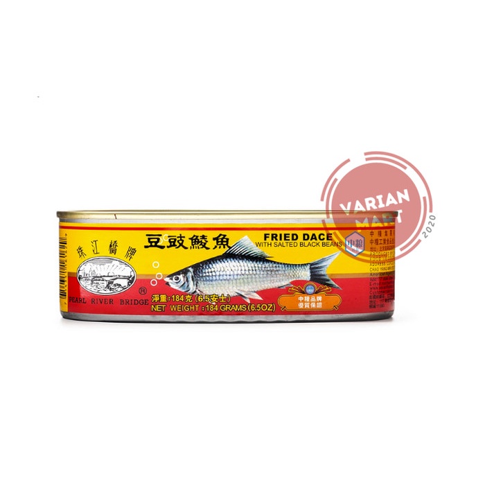 

PRB Fried Dace Black Bean / PRB Ikan Tausi Kaleng 184gr