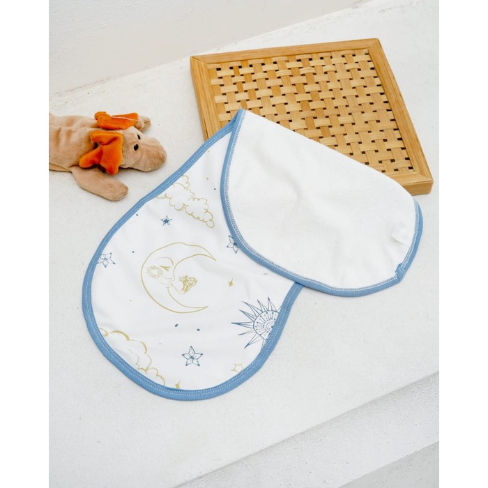 Celemek Cozy By Chloe Burpy Bib - Burp Bib Bamboo Cotton Muslin Burp Bib