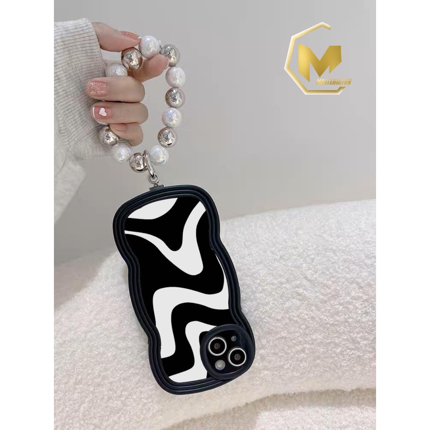 GC19 SOFTCASE TPU MOTIF ZEBRA GELANG SILVER FOR IPHONE 6 6+ 7 8 7+ 8+ X XS XR XS MAX 11 12 13 14 PRO MAX MA4072