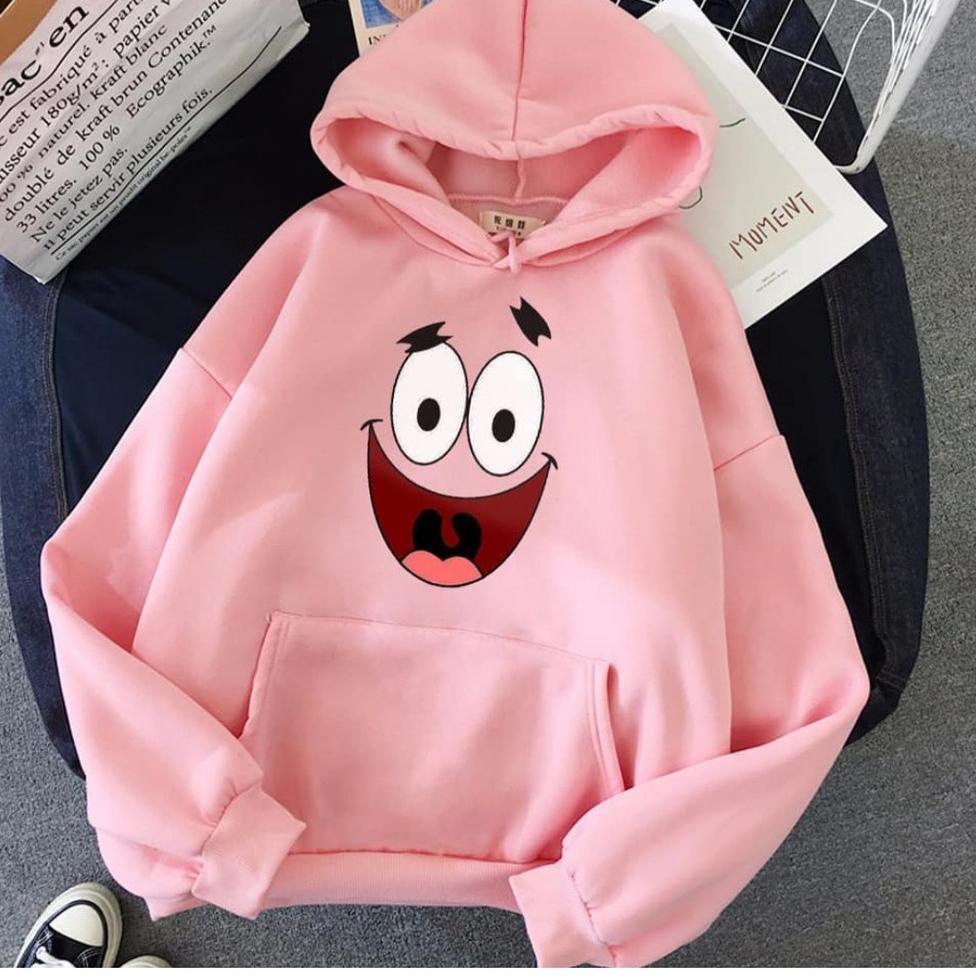 Nickelodeon Spongebob Patrick Hoodie sweter wanita cewek BEST SELLER