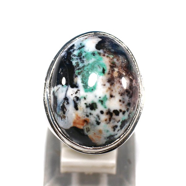 Batu Cincin  BATU AKIK NATURAL PANCAWARNA GARUT MOTIF KHARISMATIK MEWAH BIG SIZE PGS652