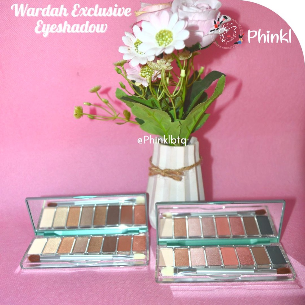 `ღ´ PHINKL `ღ´ Wardah Exclusive Eye Shadow pallete pigmented perona mata kosmetik halal