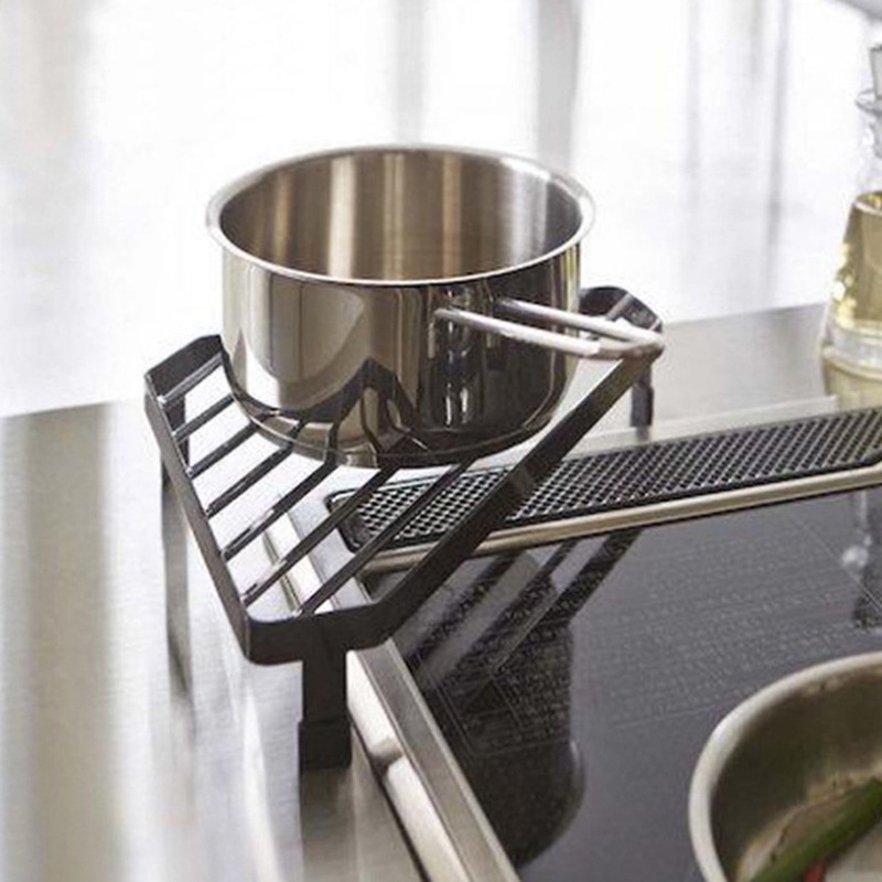 [ISIROOMAH] Rak Panci Dapur Sudut Segitiga