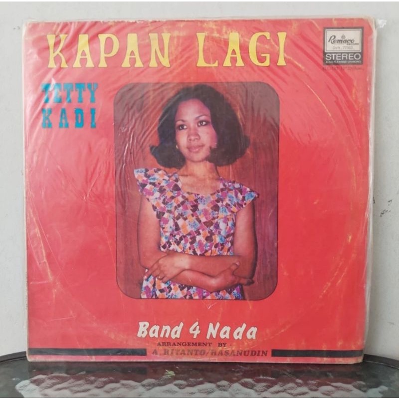 Vinyl Piringan Hitam 12 inch Tetty Kadi - Kapan Lagi