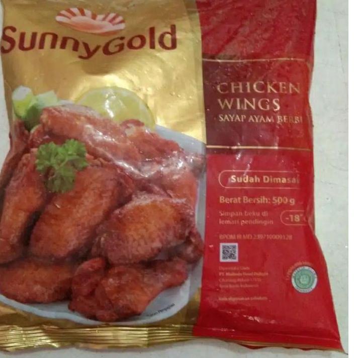 

♙ Sunnygold chicken wings sunny gold sayap ayam 500gr ♣