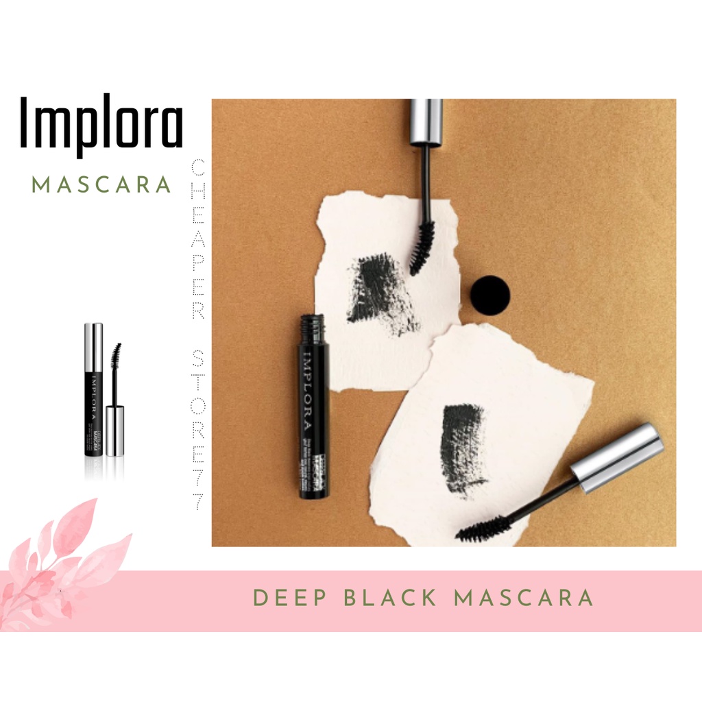 IMPLORA - EYE LINER PEN 1.7 GR &amp; MASKARA 3.8 GR