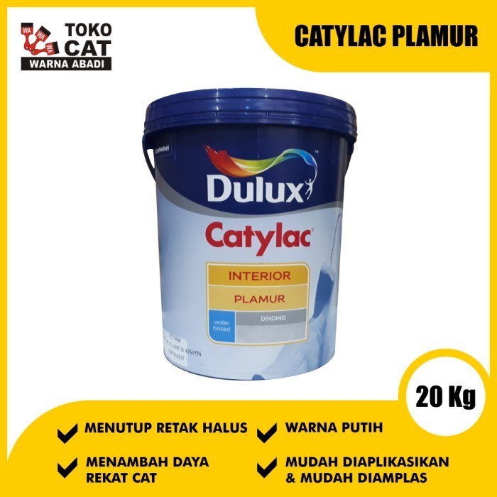 Terlaris Plamir Plamir Dulux Catylac Interior 20 Kg