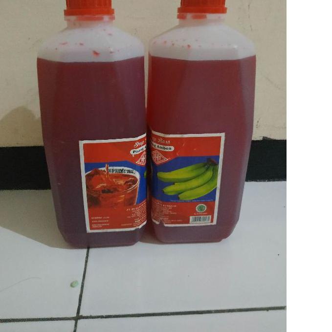 

➧ Sirup DHT Pisang Ambon (sirup legend aseli Makassar) isi 2 liter ✩