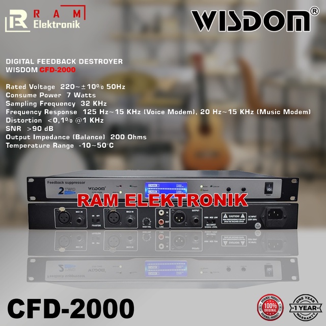 Anti Feedback Destroyer Microphone WISDOM CFD2000 / CFD-2000 Original