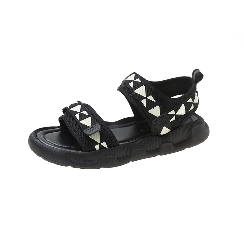 Free Box Sandal Wanita Korea Sandal Wanita Murah NS208 Sepatu Sandal Wedges Wanita Import