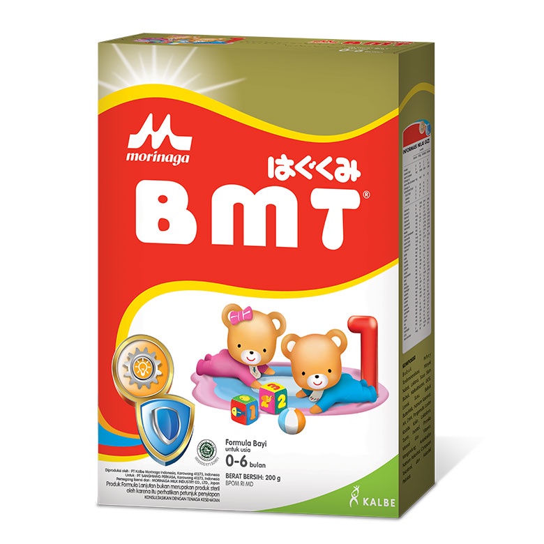 SUSU BAYI MORINAGA BMT GOLD 200 GRAM
