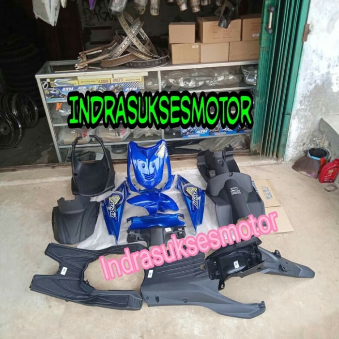 caver full body halus kasar motor beat karbu warna biru
