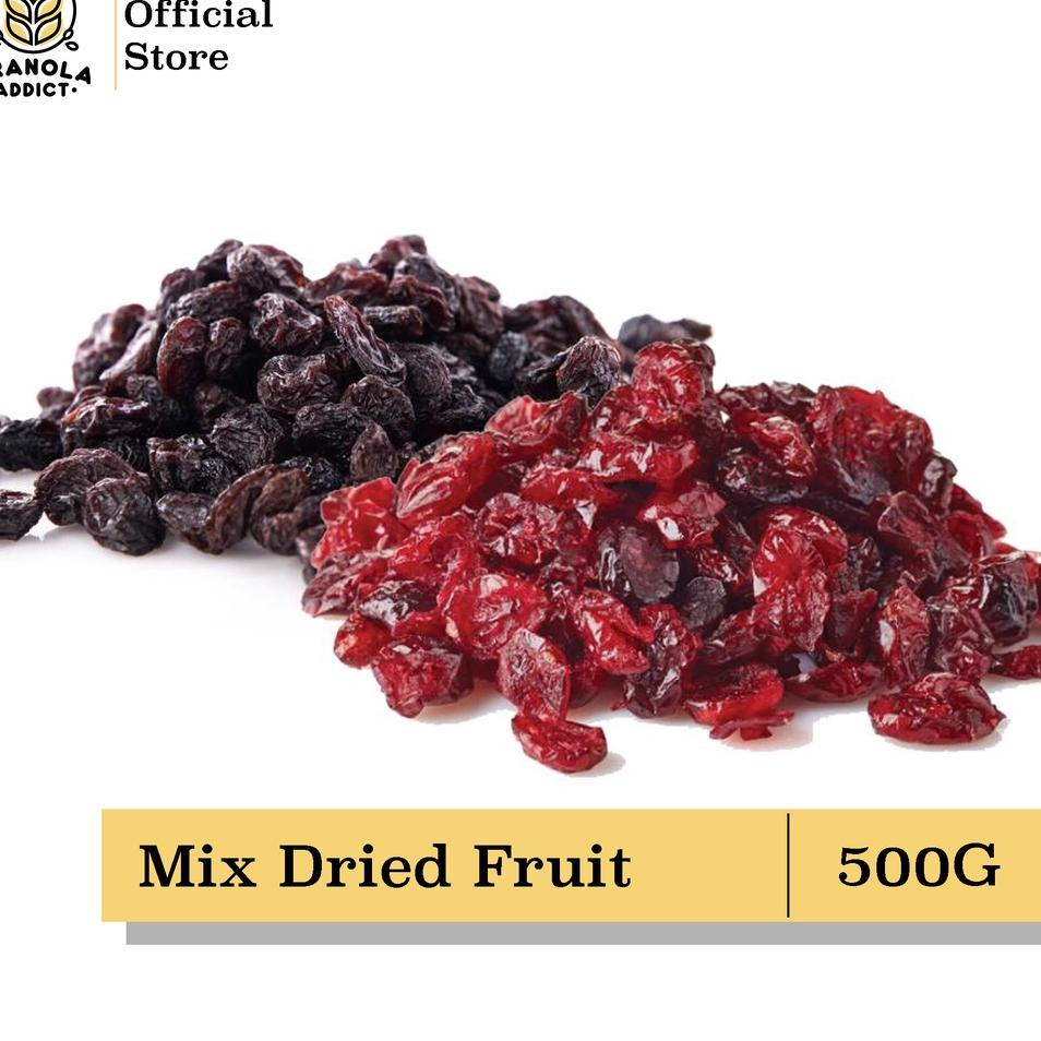 

♀ Granola Addict - Mix Dried Fruit (Raisin, Cranberry) 500G ❆