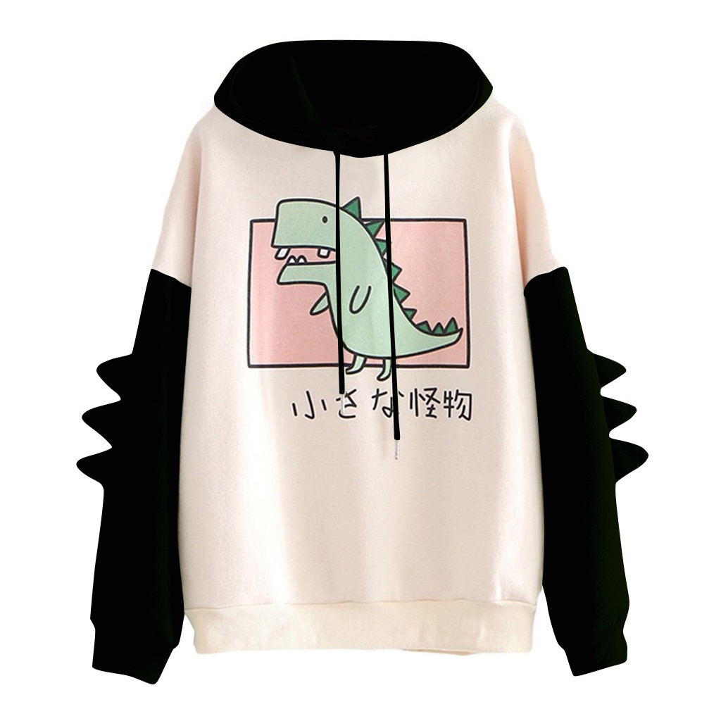 Sweater Wanita Grosir Berkualitas - Dinosaurus Hoodie