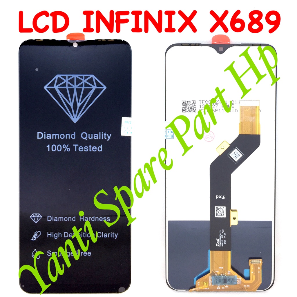 Lcd Touchscreen Infinix Hot 10s X689 Fullset Original New