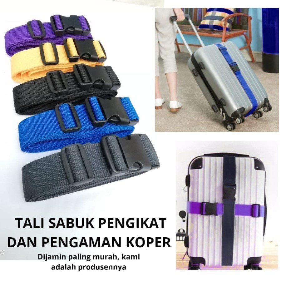BELT KOPER POLOS Sabuk Pengaman Koper / Tali Pengikat Koper / Luggage Strap