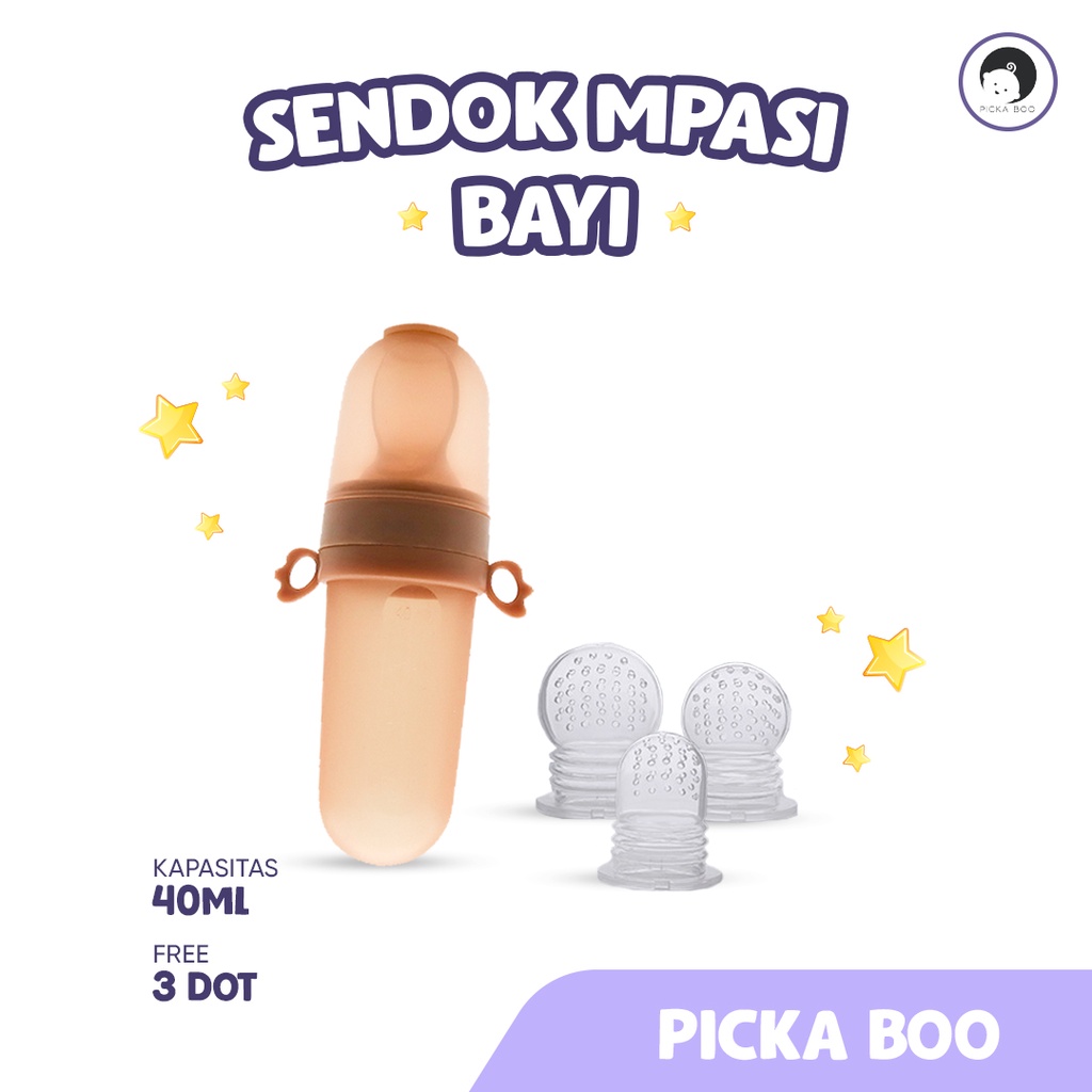 PICKA BOO Botol Sendok Makan Bayi