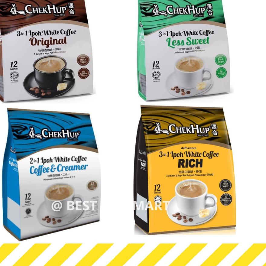 

♣ Chek Hup White Coffee / Ipoh Chek Hup - Less Sweet - No Added Sugar - Original - King ➬