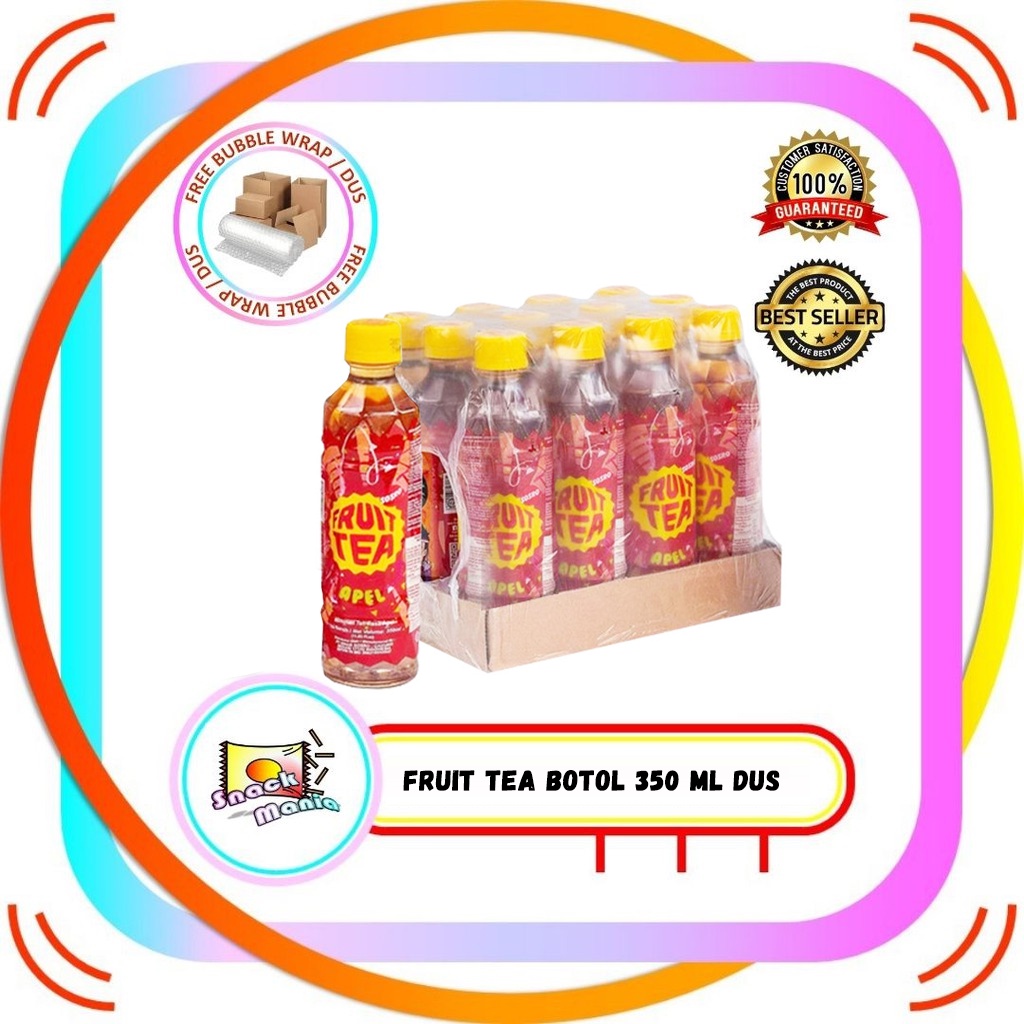 

Sosro Fruit Tea Apple Bottle 350 ml x 12 pcs DUS Teh Botol Apel