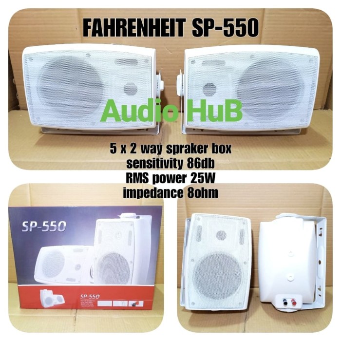 SPEAKER PASIF SP-550/SPEAKER FAHRENHEIT/SPEAKER SET