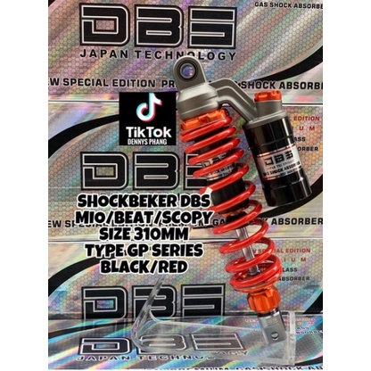 Shock DBS 8894 GP Series Matic Singel shockbreaker metic tabung atas 310mm fino mio lexi fazzio scoopy beat xeon dll