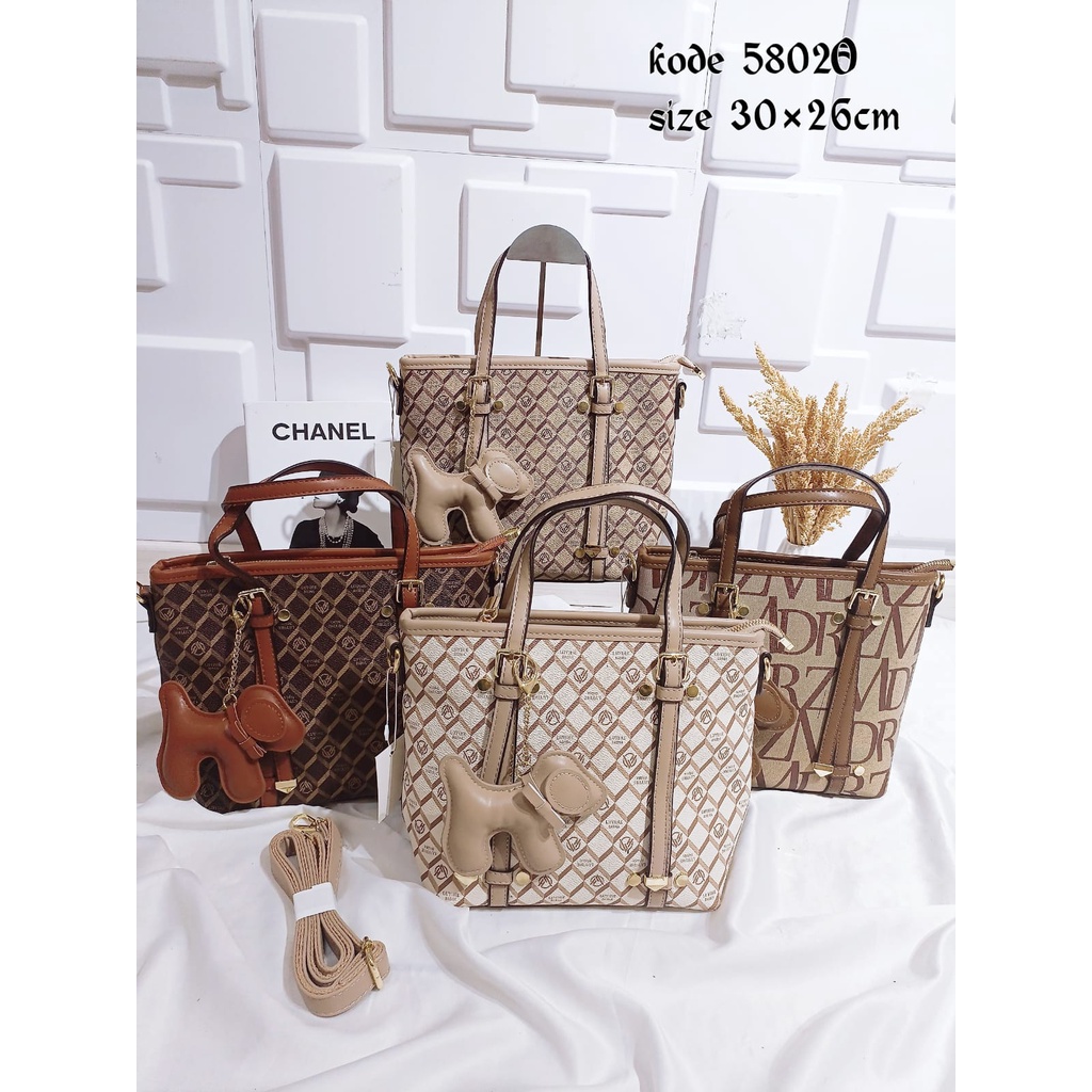 TAS SELEMPANG FASHION TAOLEYU BAG 58020 + gantungan + tali pj