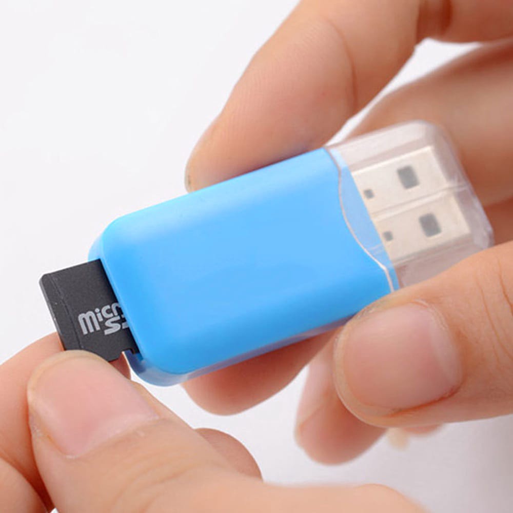 Portable Mini Card Reader USB 2.0 Micro SD Memory Card Reader Adapter Flash Drive For Tablet