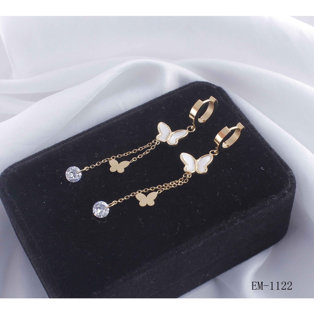 Anting Kupu-kupu Cantik Perhiasan Fashion 1122/656/7938