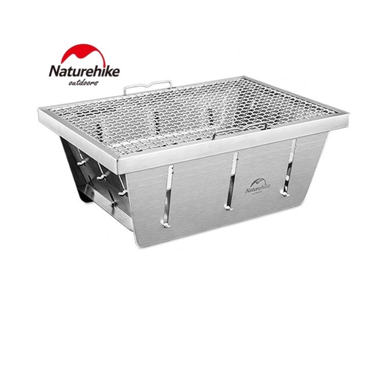 Alat panggang naturehike NH20CJ006 barbeque stainless folding grill