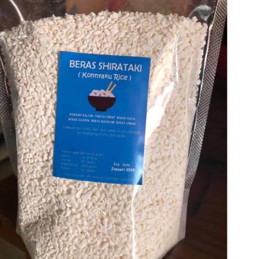

✼ Beras shirataki 500gram /konyaku rice 500gram ♧