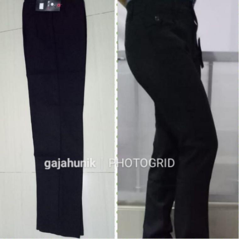 BIG SALE Celana kerja wanita Demost kantong kancing