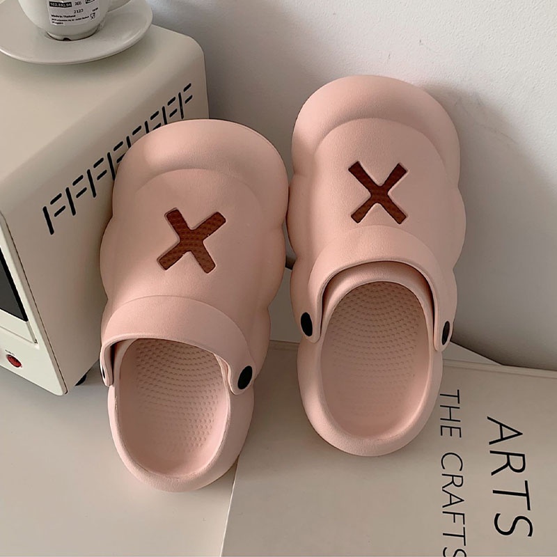 Sandal Baim Wanita Sendal Crocs Couple Import JIBBITZ  Anti Slip Sandal Karet Spons Eva Classic Bae Clog Sandal Slop Wanita Size 36-41