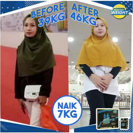 MASTER WEIGHT GAIN Penggemuk Badan Herbal Paling AMPUH