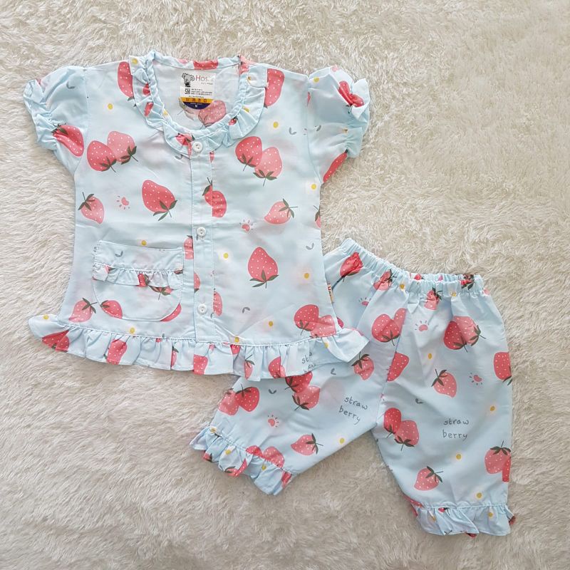 Baju Bayi Piyama Katun Hoshi set