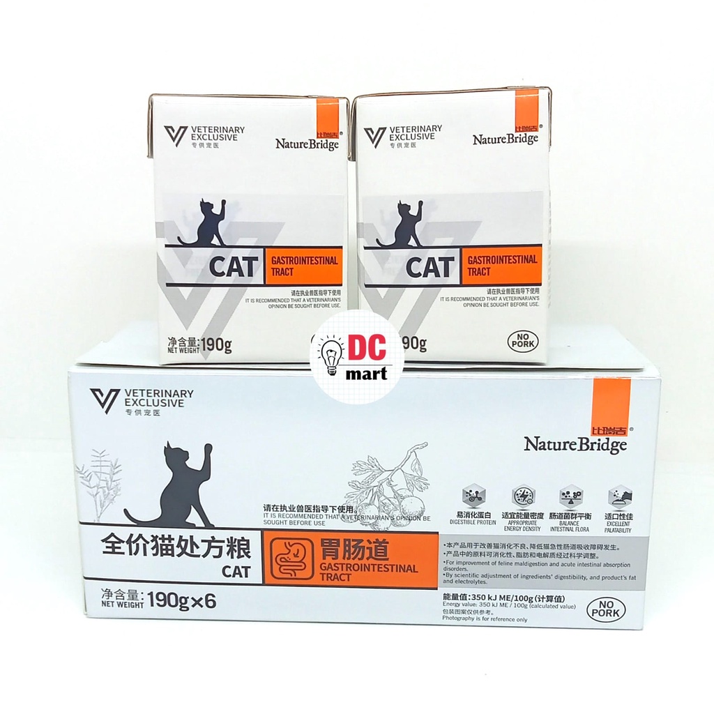 Nature Bridge ALL VARIAN For DOG &amp; CAT Wet Food 190Gr / Makanan Cair Hewan Saat Sakit