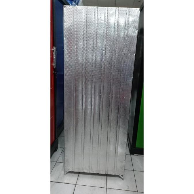 Rak Piring Lemari Dapur Alumunium 2 Pintu Store_Liree