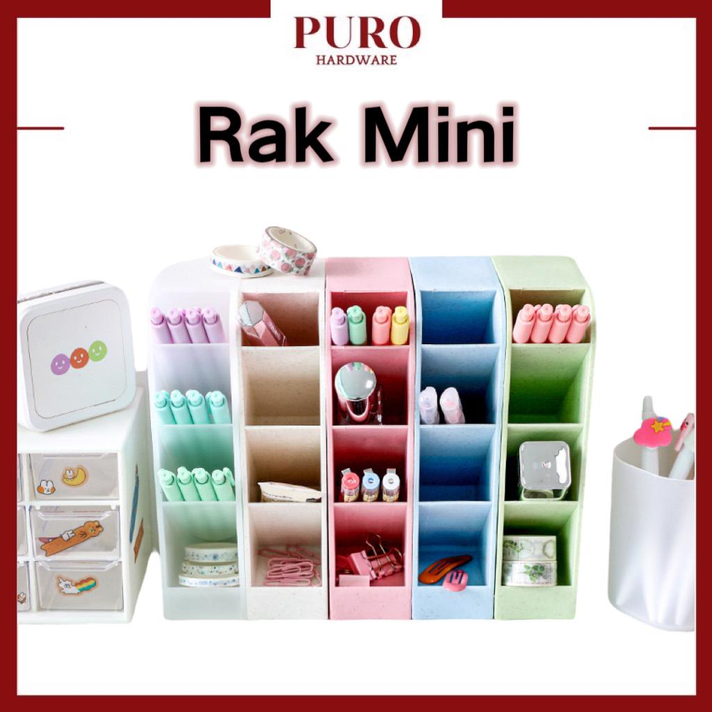 Rak Pulpen / Rak Mini Serbaguna / Kotak Organizer 4 Layer / Rak Mini Multifungsi untuk Alat Tulis Rumah / Kantor