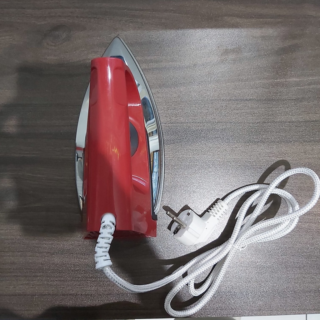 DM - Maspion Setrika Seterika Listrik HA - 140 220 V Merah Anti Lengket Lapisan Teflon / Electric Iron Electric HA 140 220 V