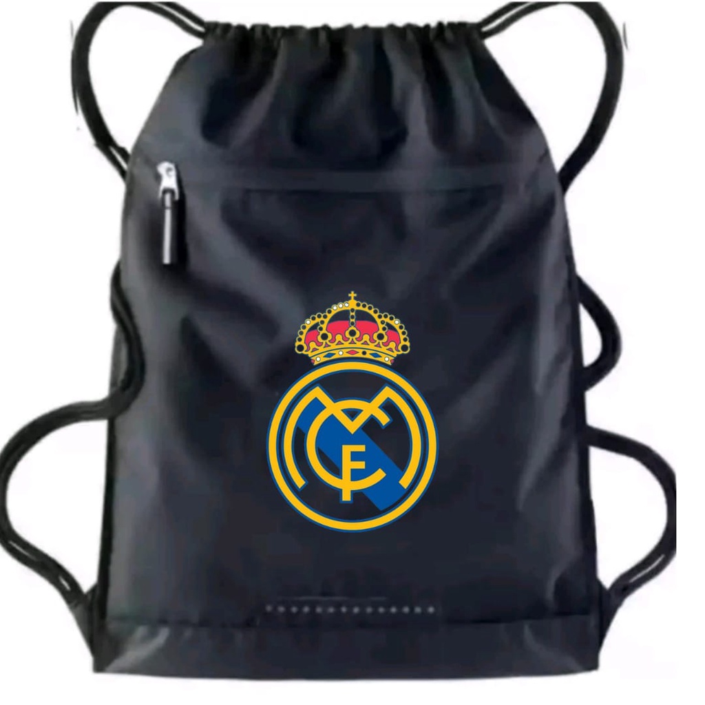 Tas Serut Anti Air Selampang Olahraga - tas ransel olahraga selempang Klub Real Madrid