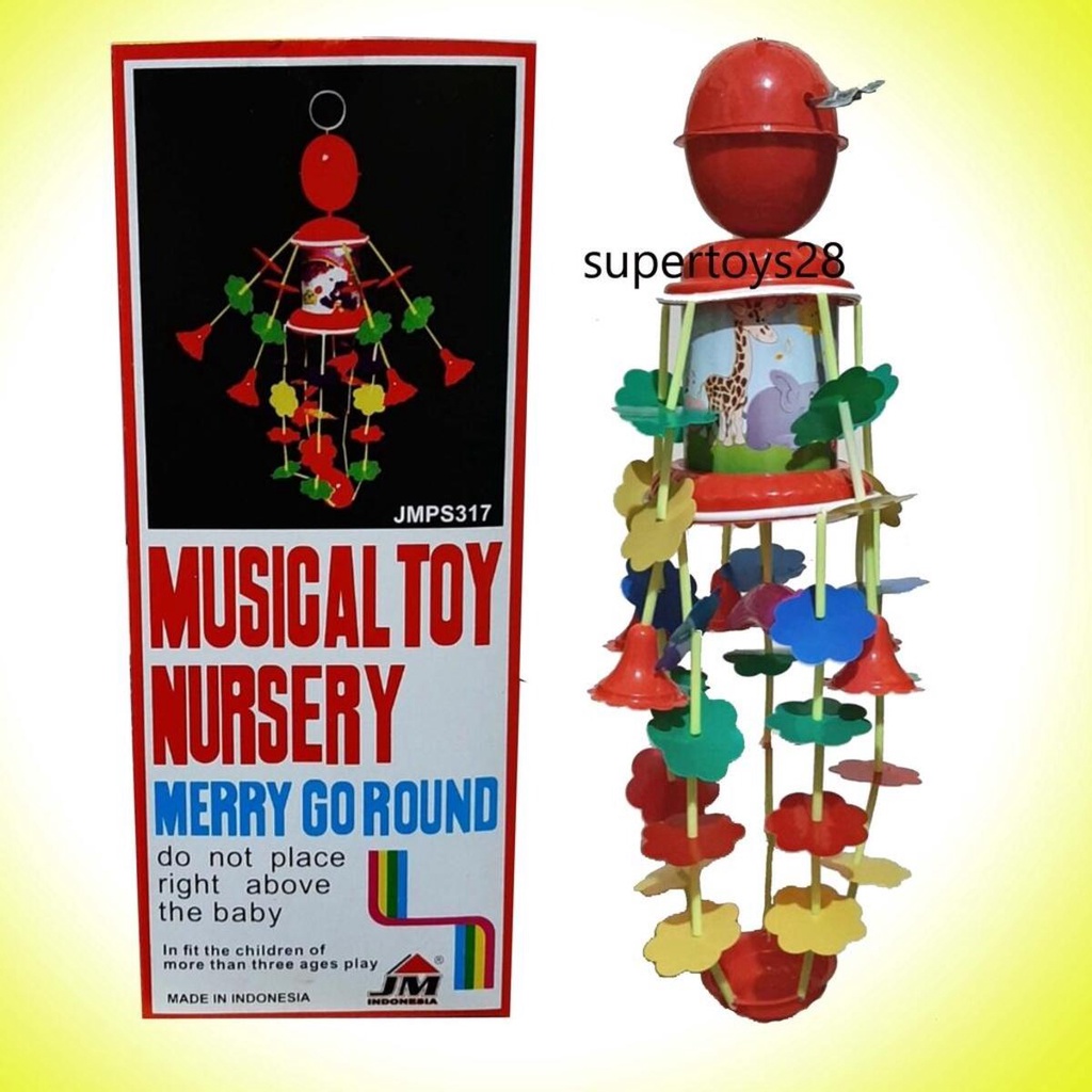 Mainan Anak Bayi Musical Toy Nursery Merry Go Round