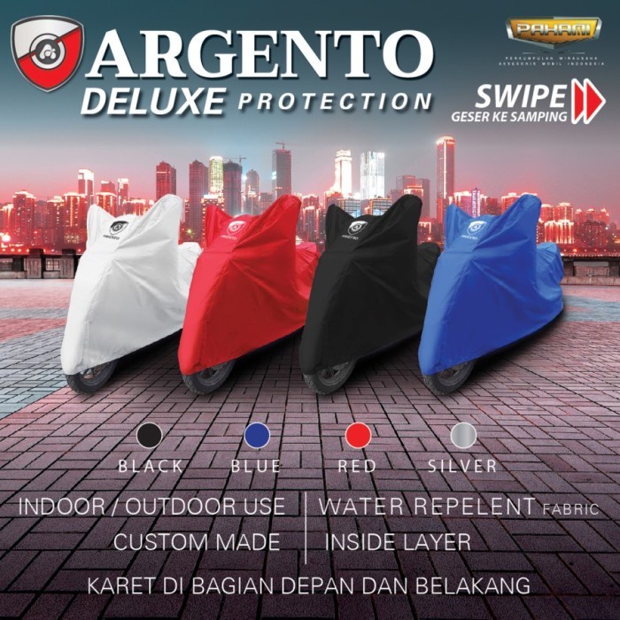 Cover Sarung Selimut Motor Argento Kawasaki Ninja 250 ABS KX 65 Costume Ninja RR Special Edition Mon