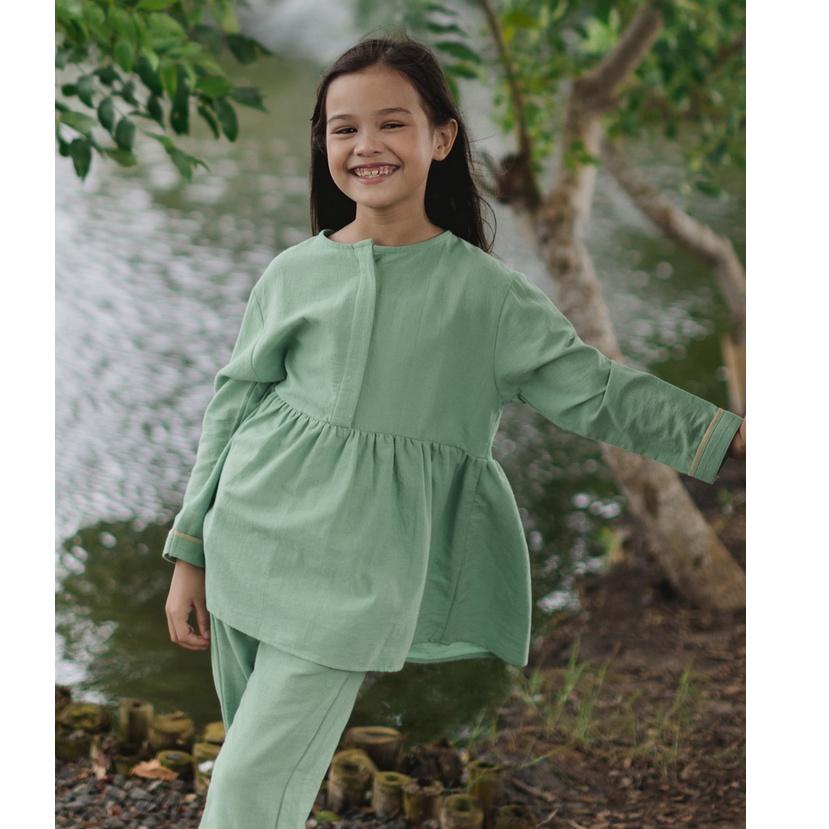 HARGA BERSAHABAT Alana Tunik LEWIS EMMA tunik lebaran anak perempuan