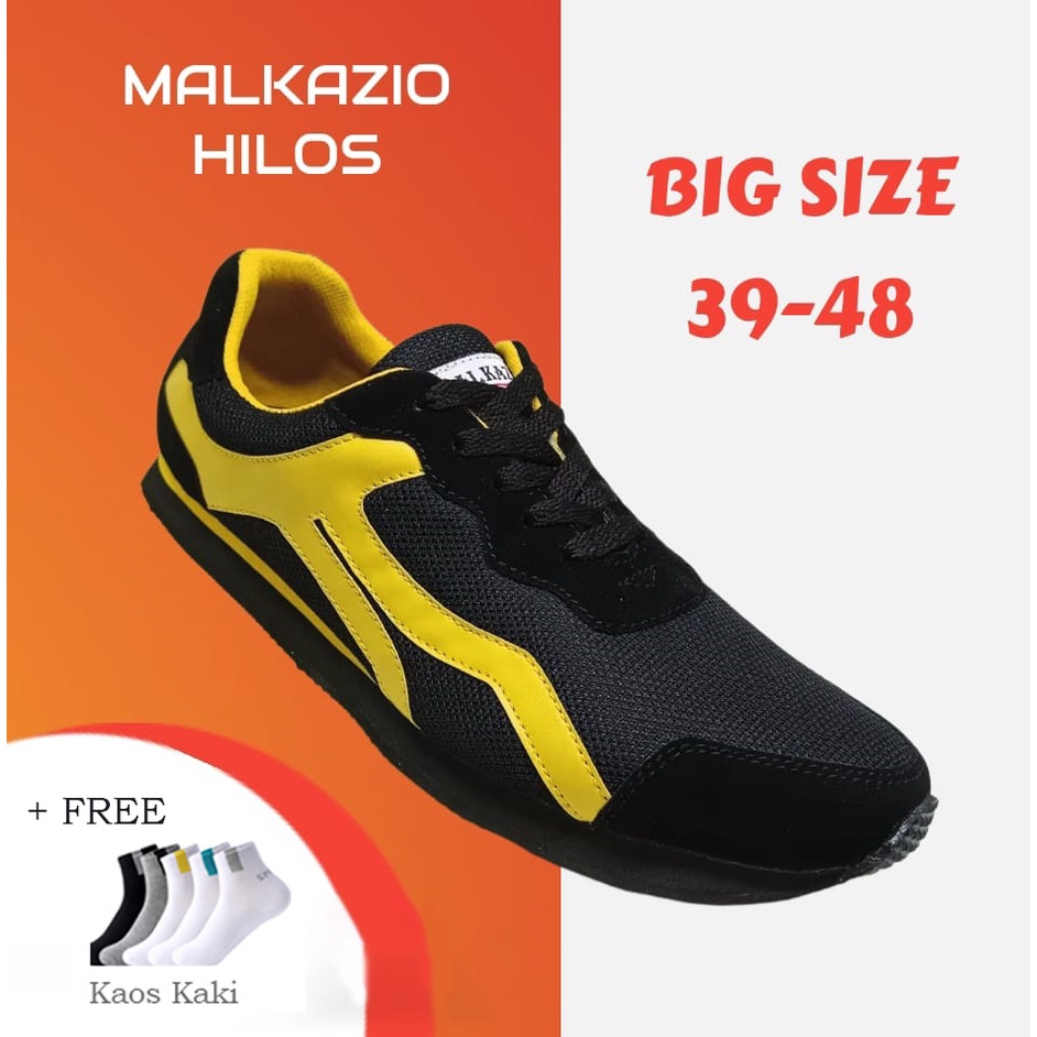 HILOS SNEAKERS X ZAGIB BIG SIZE | Sepatu Pria Ukuran Besar Jumbo 39-48 Kets Casual Skate Cowok Premium