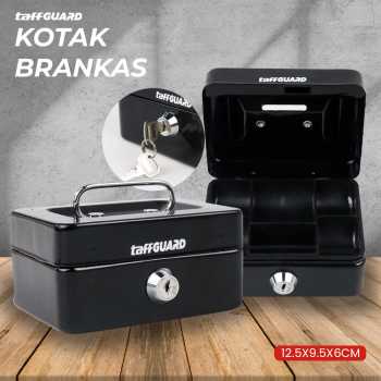 Kotak Brankas Uang Safebox Key Lock 12.5x9.5x6cm dengan Kunci / Brangkas Penyimpanan Uang Perhiasan Emas Dokumen / Box Kotak Penyimpanan Uang Mini Kecil Aman Anti Maling /Brankas Berankas Brangkas Berangkas Celengan Uang Cash Murah Barang Unik Kotak Harta