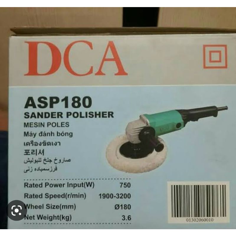 Gerinda Poles Mobil DCA ASP180 Variable Speed 7 inchi 750 W